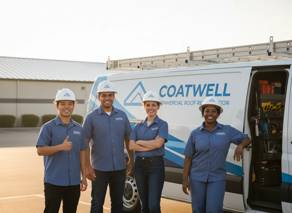 Commercial roof coating company in Amboy, WA